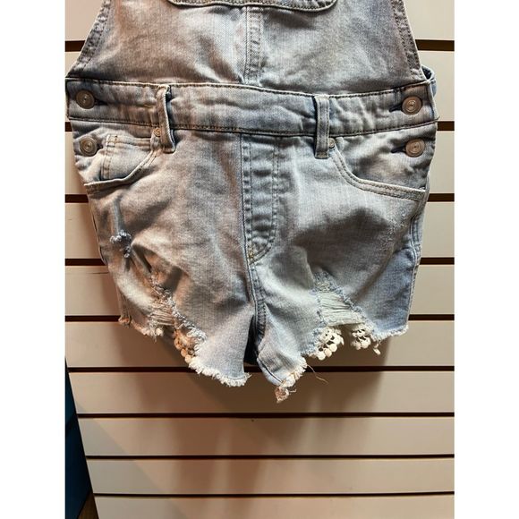 Girls Denim Overalls Size M - Picture 3 of 5